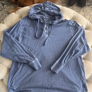 American Eagle Outfitters Blue Hoodie Shirt